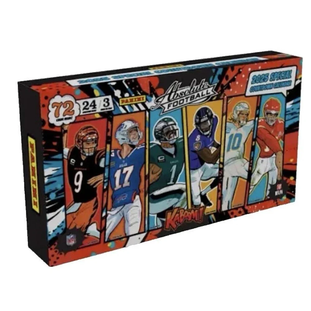 2025 Panini Absolute Football Special Countdown Calendar! Hunt the KABOOM